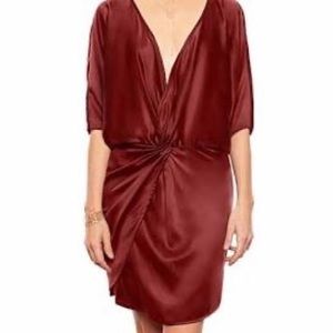 Amour Vert Teal Silk Dress